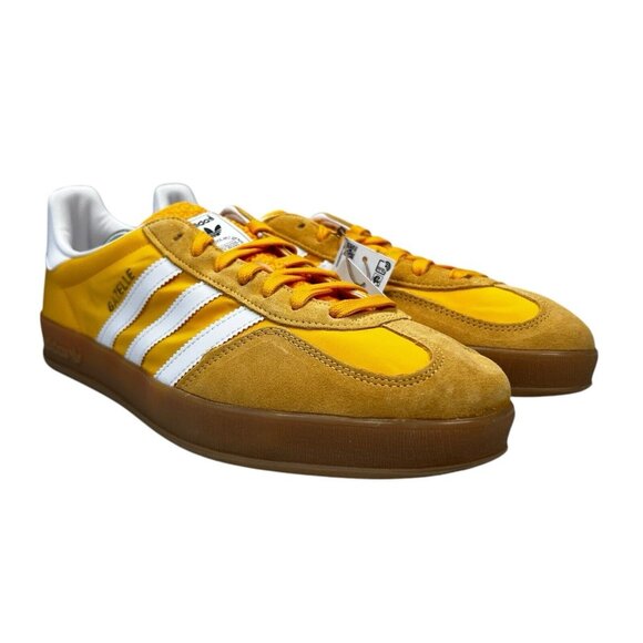 Adidas Gazelle Indoor Crew Yellow White Shoes IE6606 Men\'s Sizes 12 - 13 * main image 9